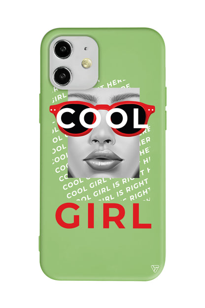 Cool Girl Lansman Model İçi Kadife Silikon Telefon Kılıfı