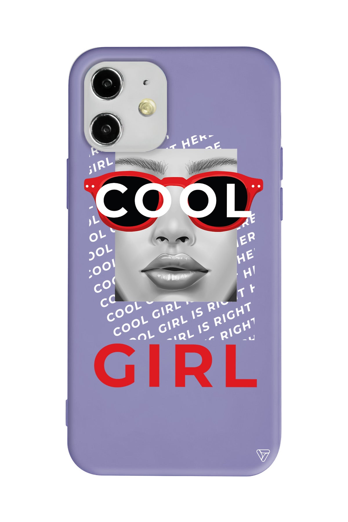 Cool Girl Lansman Model İçi Kadife Silikon Telefon Kılıfı