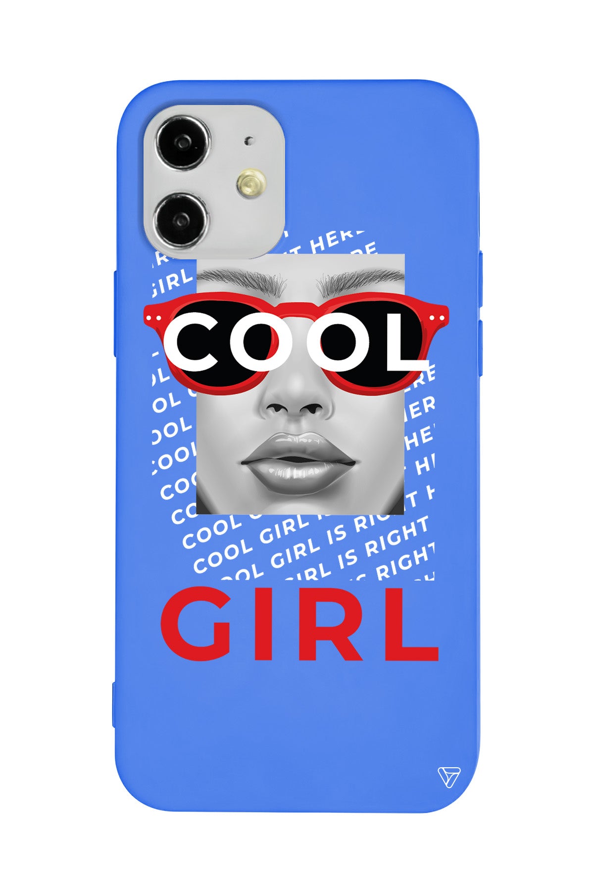 Cool Girl Lansman Model İçi Kadife Silikon Telefon Kılıfı