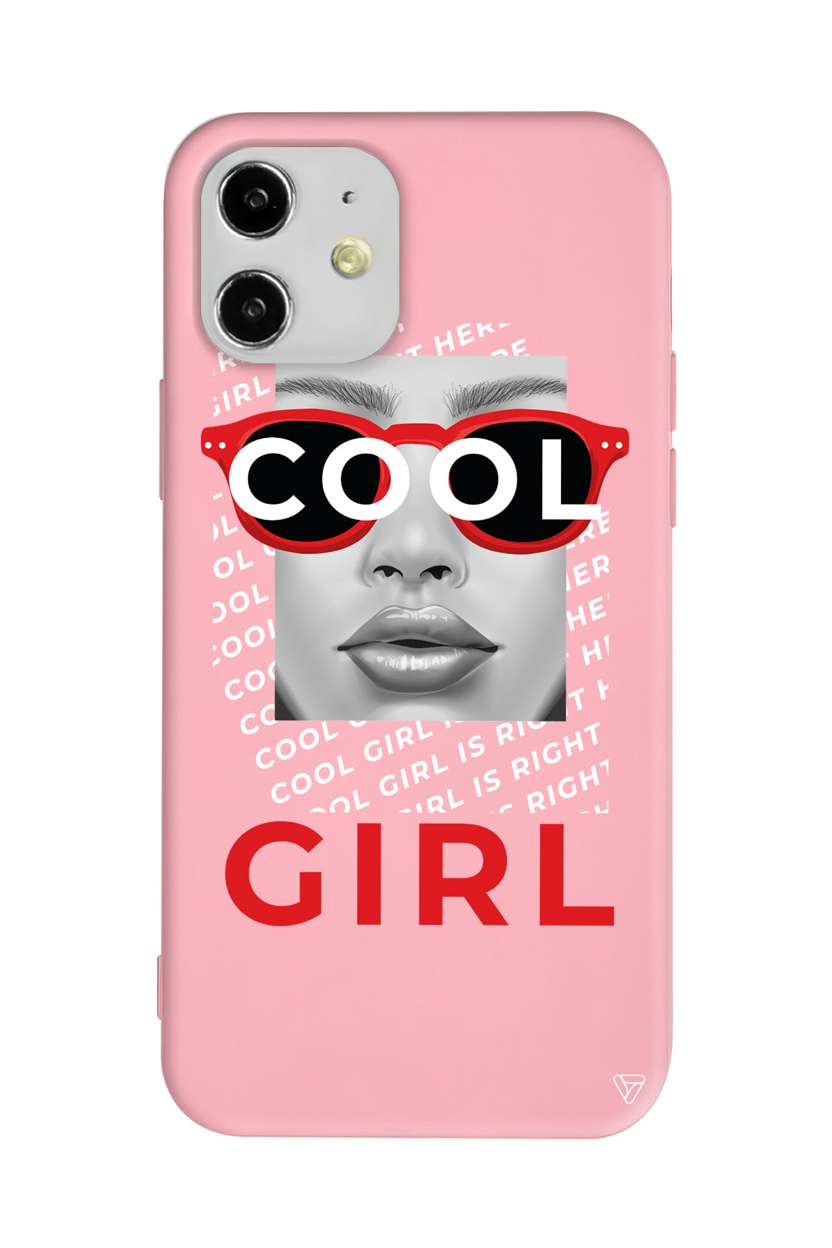 Cool Girl Lansman Model İçi Kadife Silikon Telefon Kılıfı