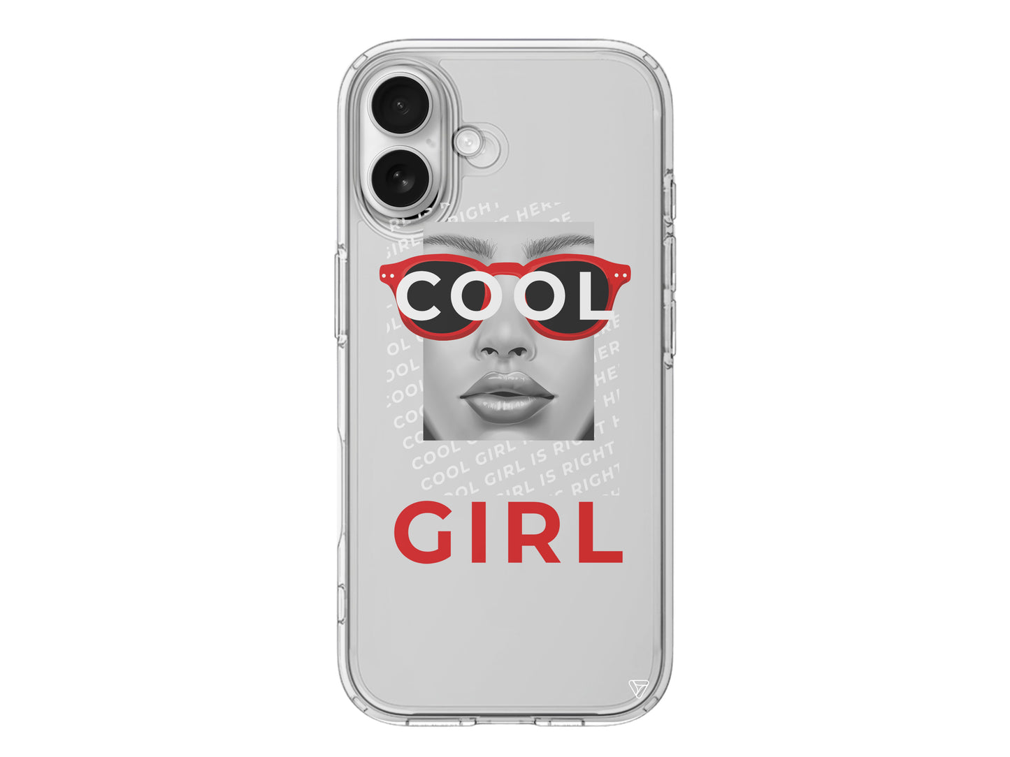 Cool Girl Lansman Model İçi Kadife Silikon Telefon Kılıfı