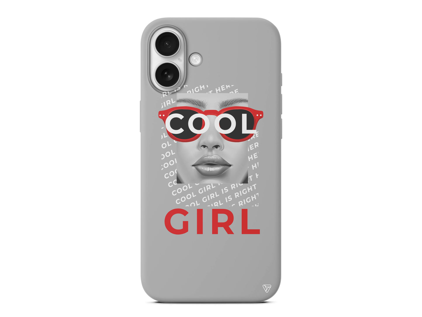 Cool Girl Lansman Model İçi Kadife Silikon Telefon Kılıfı