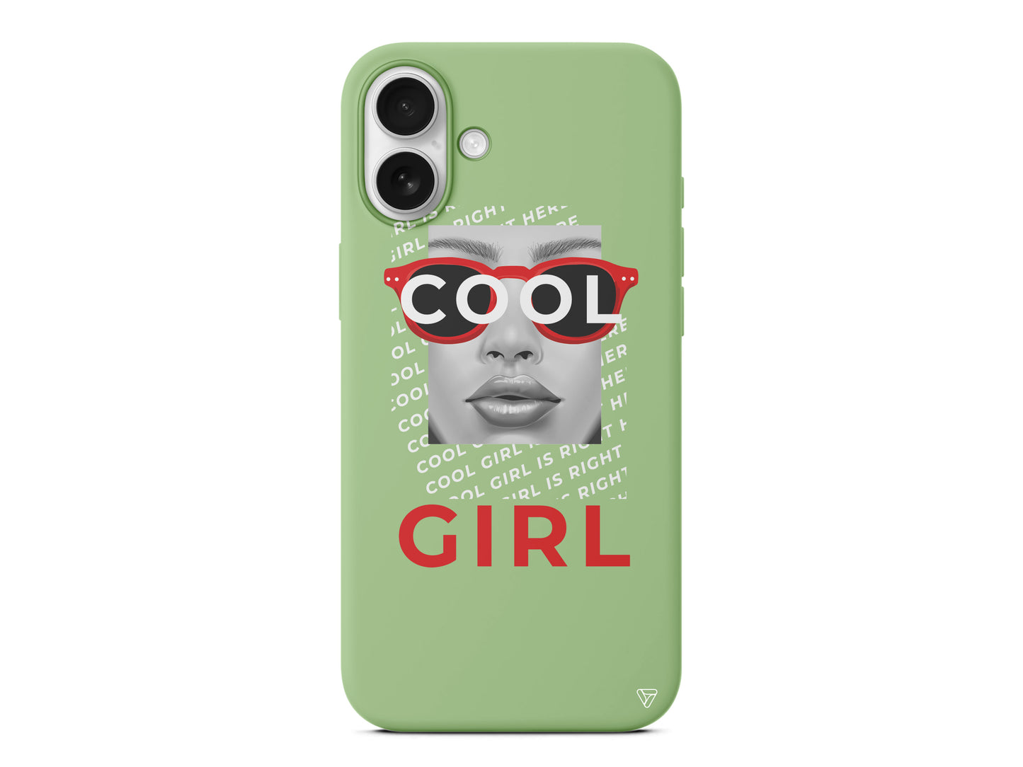 Cool Girl Lansman Model İçi Kadife Silikon Telefon Kılıfı