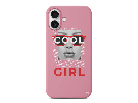 Cool Girl Lansman Model İçi Kadife Silikon Telefon Kılıfı – Plus Serisine Özel