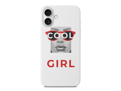 Cool Girl Lansman Model İçi Kadife Silikon Telefon Kılıfı