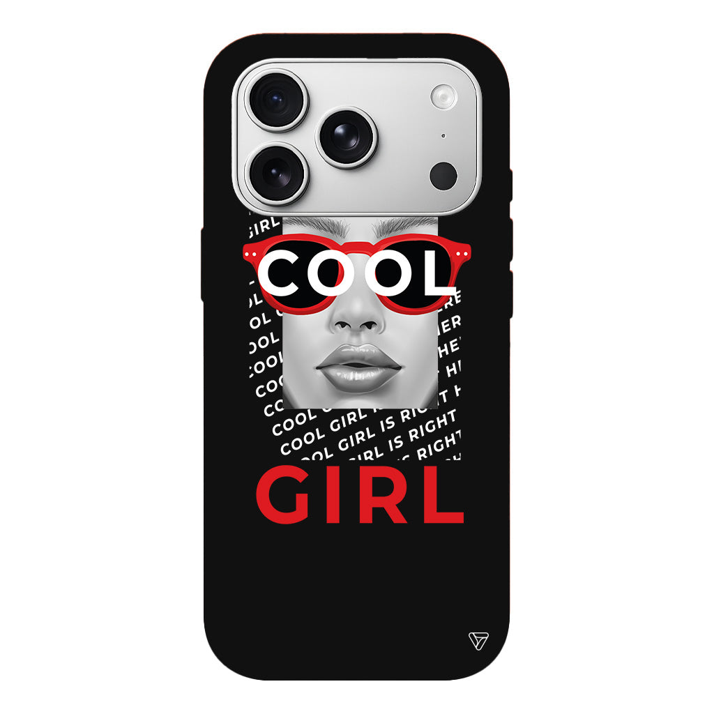 Cool Girl Lansman Model İçi Kadife Silikon Telefon Kılıfı