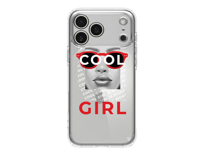 Cool Girl Lansman Model İçi Kadife Silikon Telefon Kılıfı
