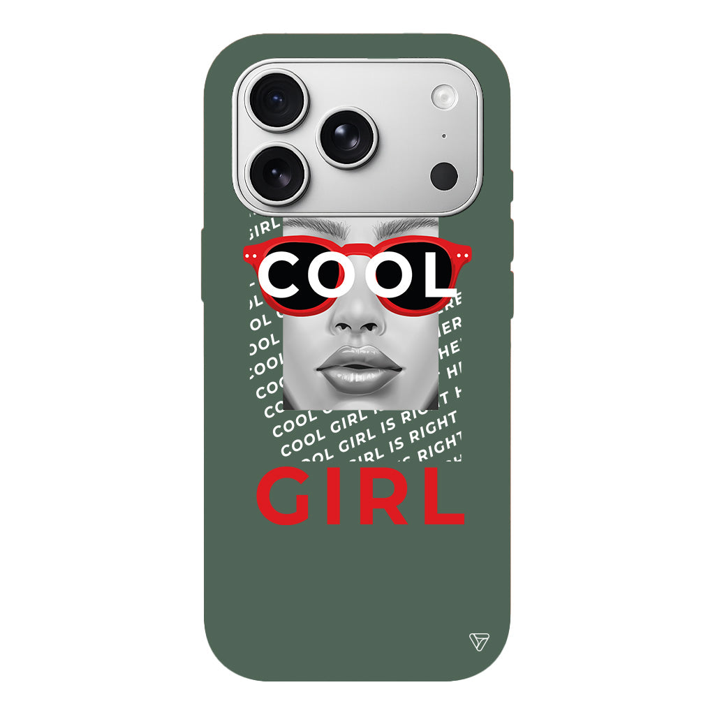 Cool Girl Lansman Model İçi Kadife Silikon Telefon Kılıfı