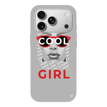 Cool Girl Lansman Model İçi Kadife Silikon Telefon Kılıfı
