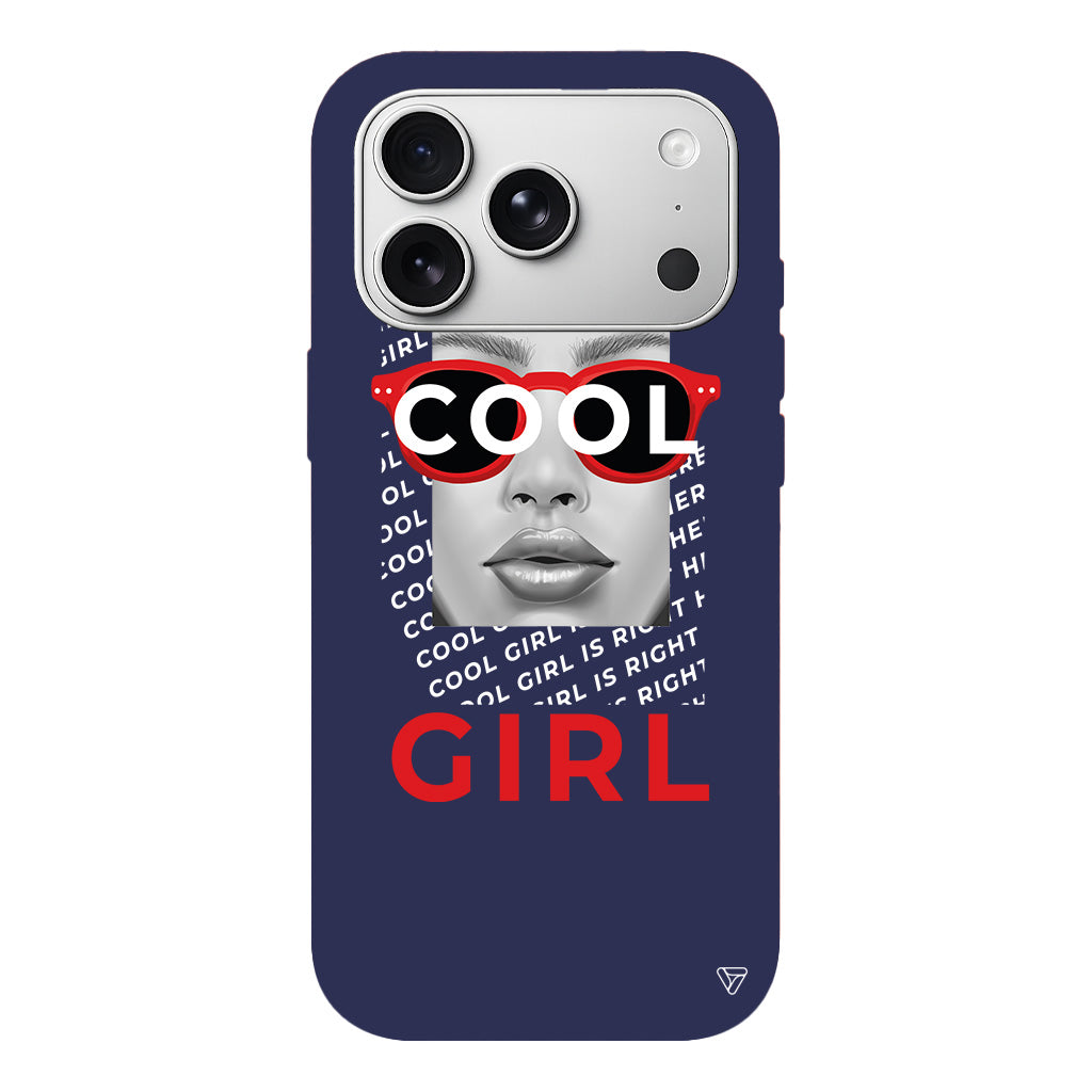 Cool Girl Lansman Model İçi Kadife Silikon Telefon Kılıfı