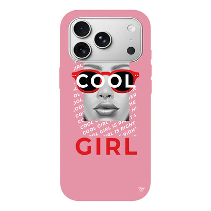 Cool Girl Lansman Model İçi Kadife Silikon Telefon Kılıfı