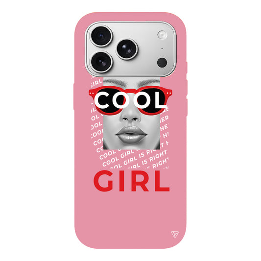 Cool Girl Lansman Model İçi Kadife Silikon Telefon Kılıfı