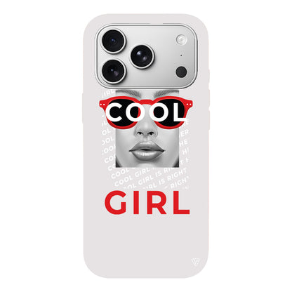 Cool Girl Lansman Model İçi Kadife Silikon Telefon Kılıfı