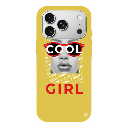 Cool Girl Lansman Model İçi Kadife Silikon Telefon Kılıfı