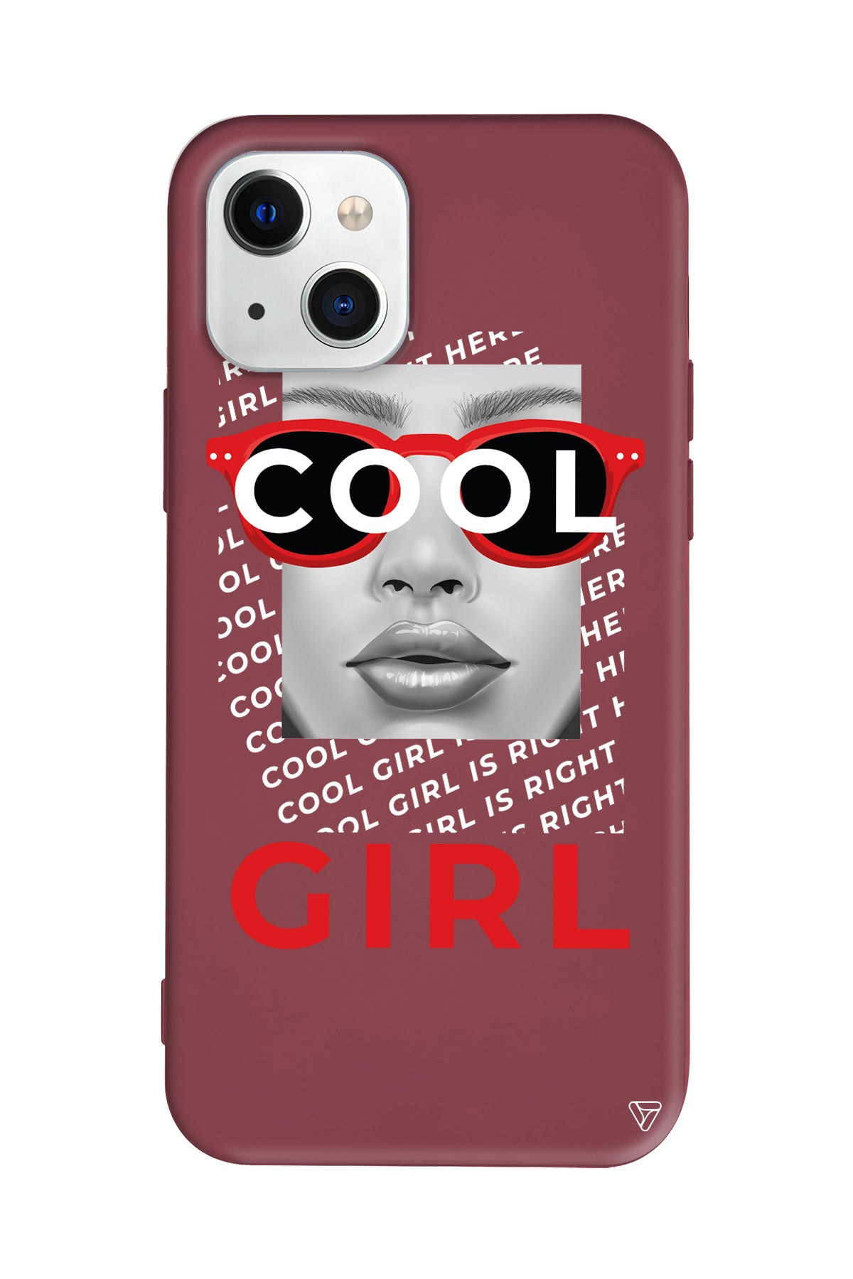 Cool Girl Lansman Model İçi Kadife Silikon Telefon Kılıfı