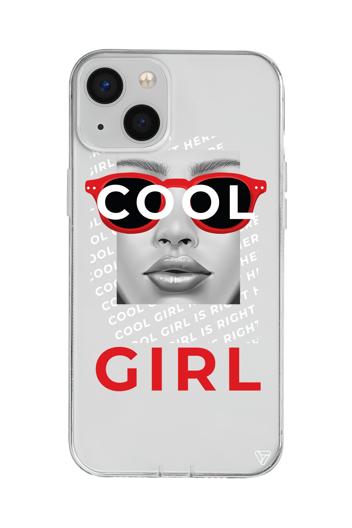 Cool Girl Lansman Model İçi Kadife Silikon Telefon Kılıfı