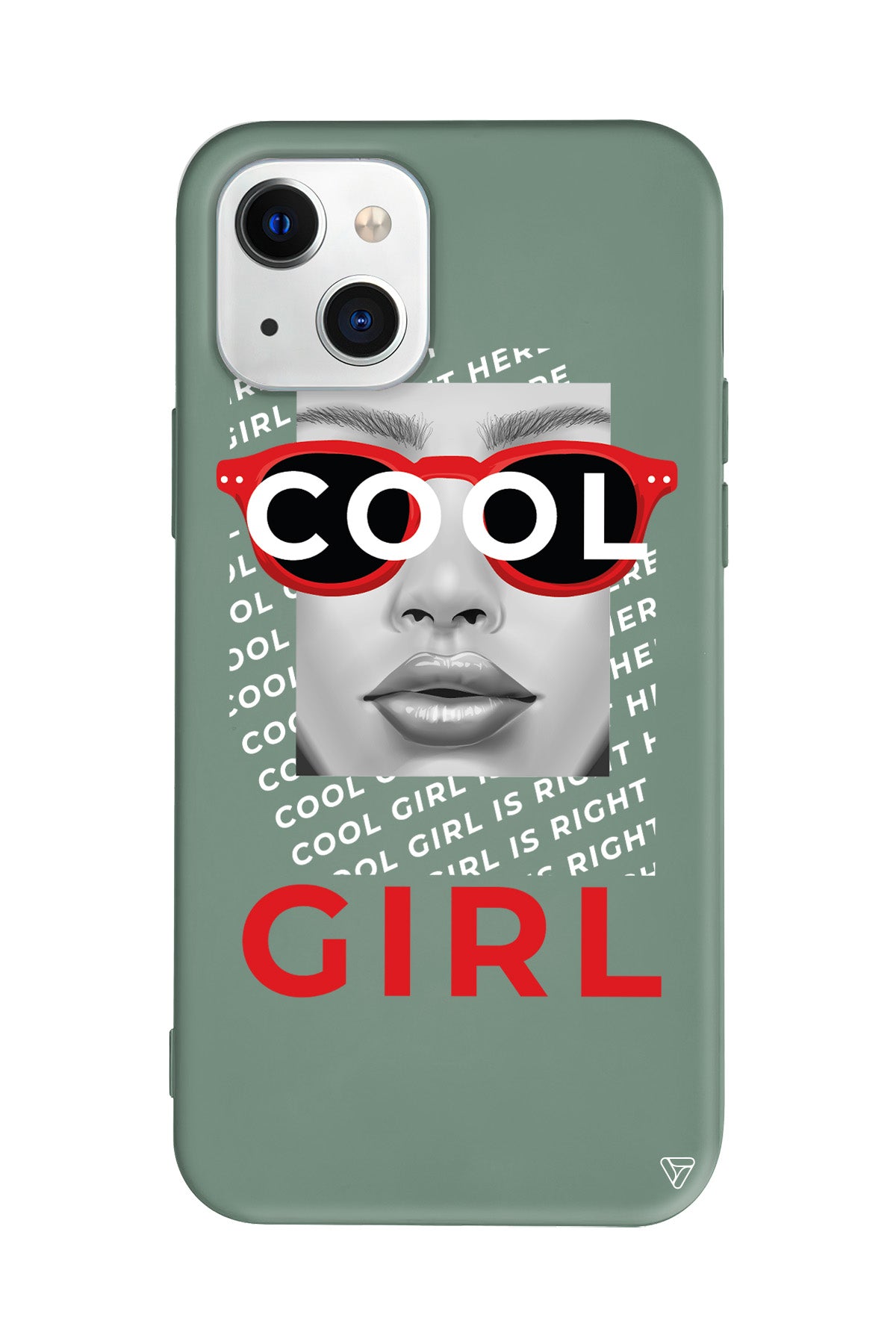 Cool Girl Lansman Model İçi Kadife Silikon Telefon Kılıfı