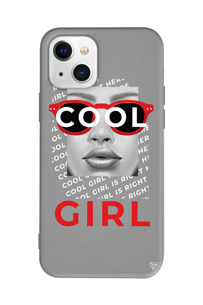 Cool Girl Lansman Model İçi Kadife Silikon Telefon Kılıfı
