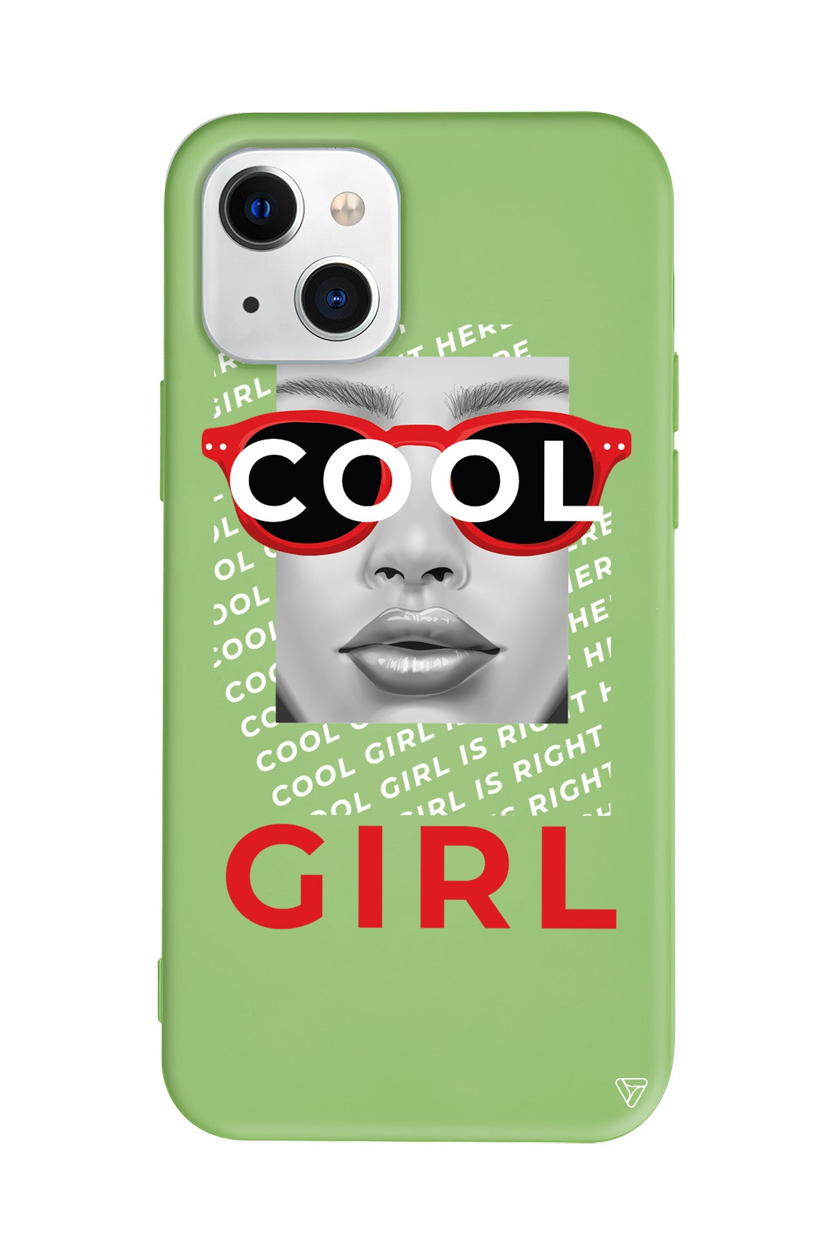 Cool Girl Lansman Model İçi Kadife Silikon Telefon Kılıfı