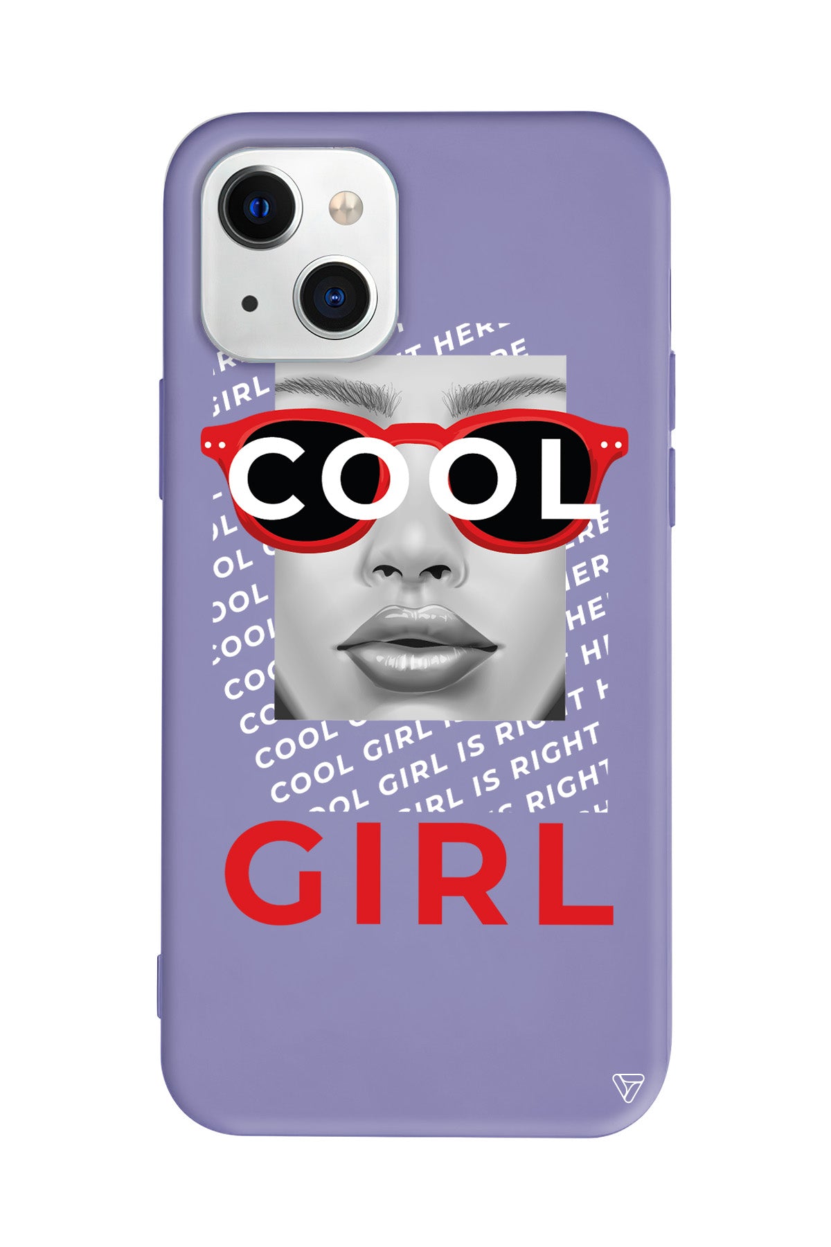 Cool Girl Lansman Model İçi Kadife Silikon Telefon Kılıfı