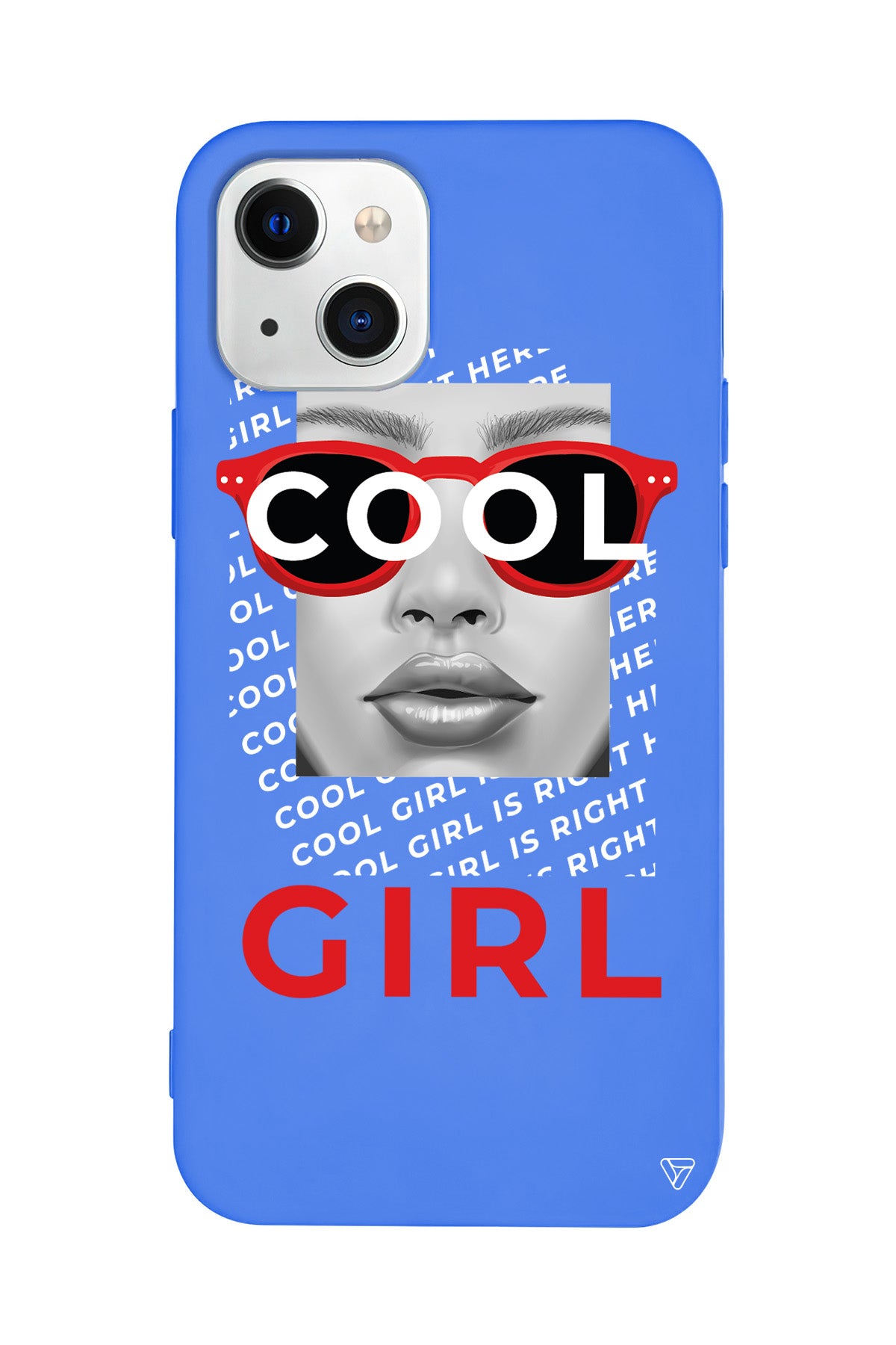Cool Girl Lansman Model İçi Kadife Silikon Telefon Kılıfı