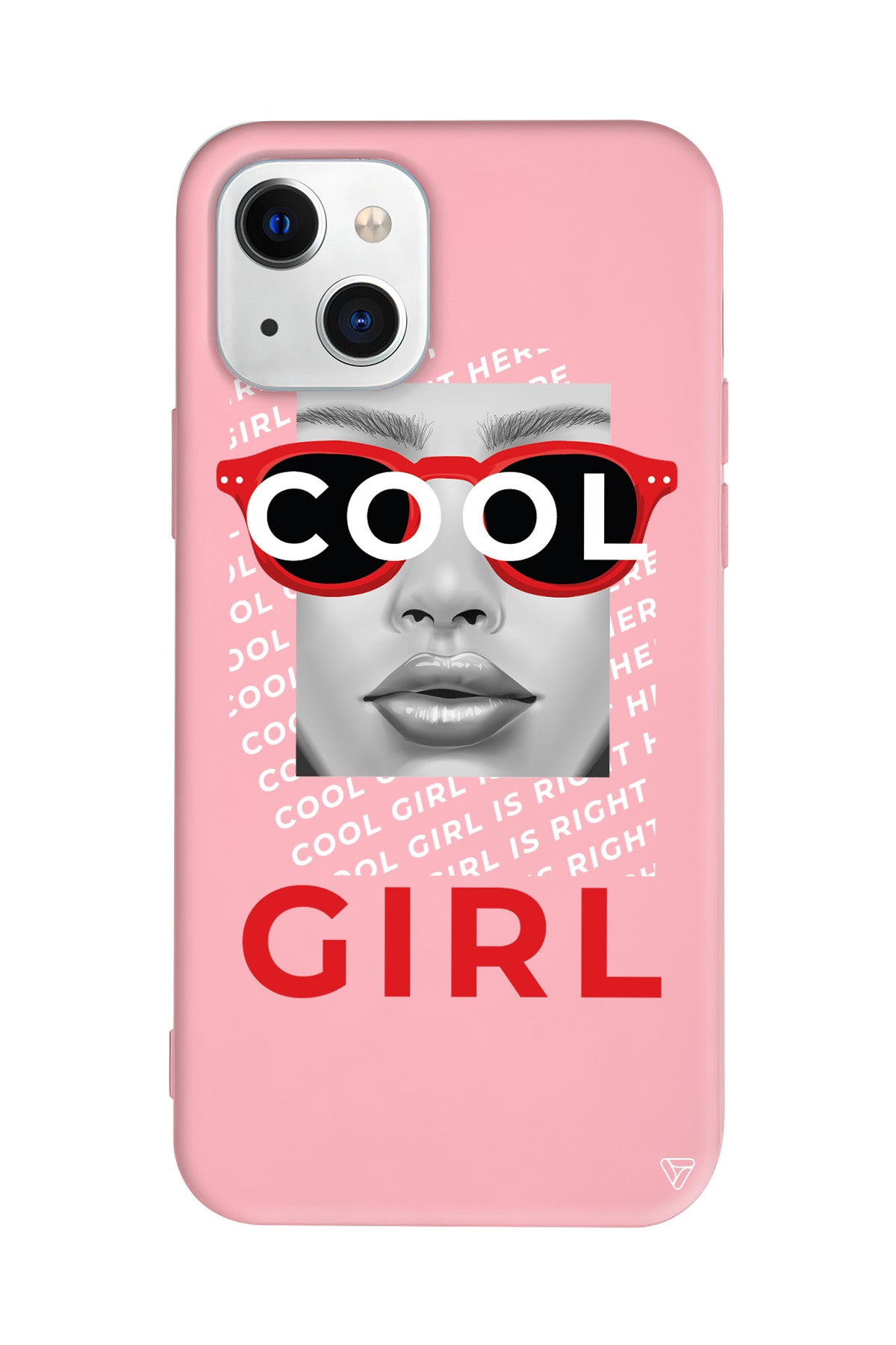 Cool Girl Lansman Model İçi Kadife Silikon Telefon Kılıfı