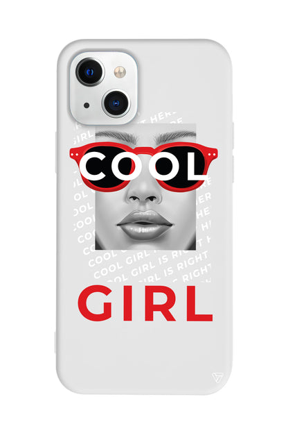 Cool Girl Lansman Model İçi Kadife Silikon Telefon Kılıfı