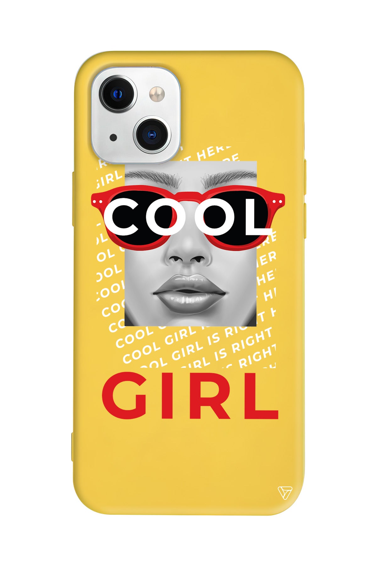 Cool Girl Lansman Model İçi Kadife Silikon Telefon Kılıfı