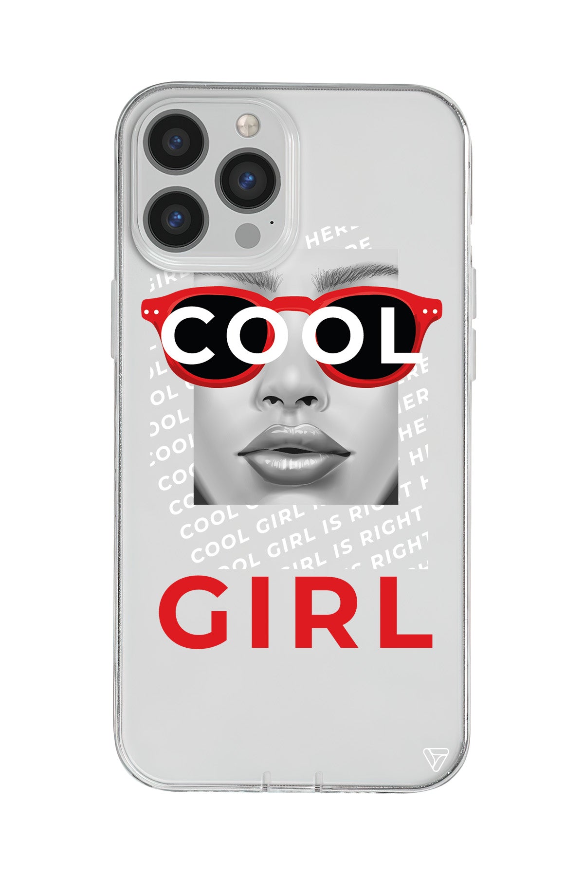 Cool Girl Lansman Model İçi Kadife Silikon Telefon Kılıfı