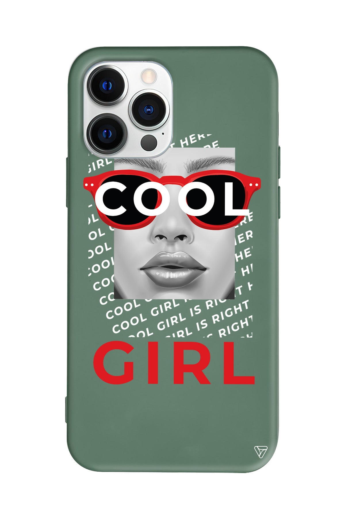 Cool Girl Lansman Model İçi Kadife Silikon Telefon Kılıfı
