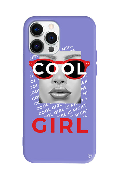 Cool Girl Lansman Model İçi Kadife Silikon Telefon Kılıfı
