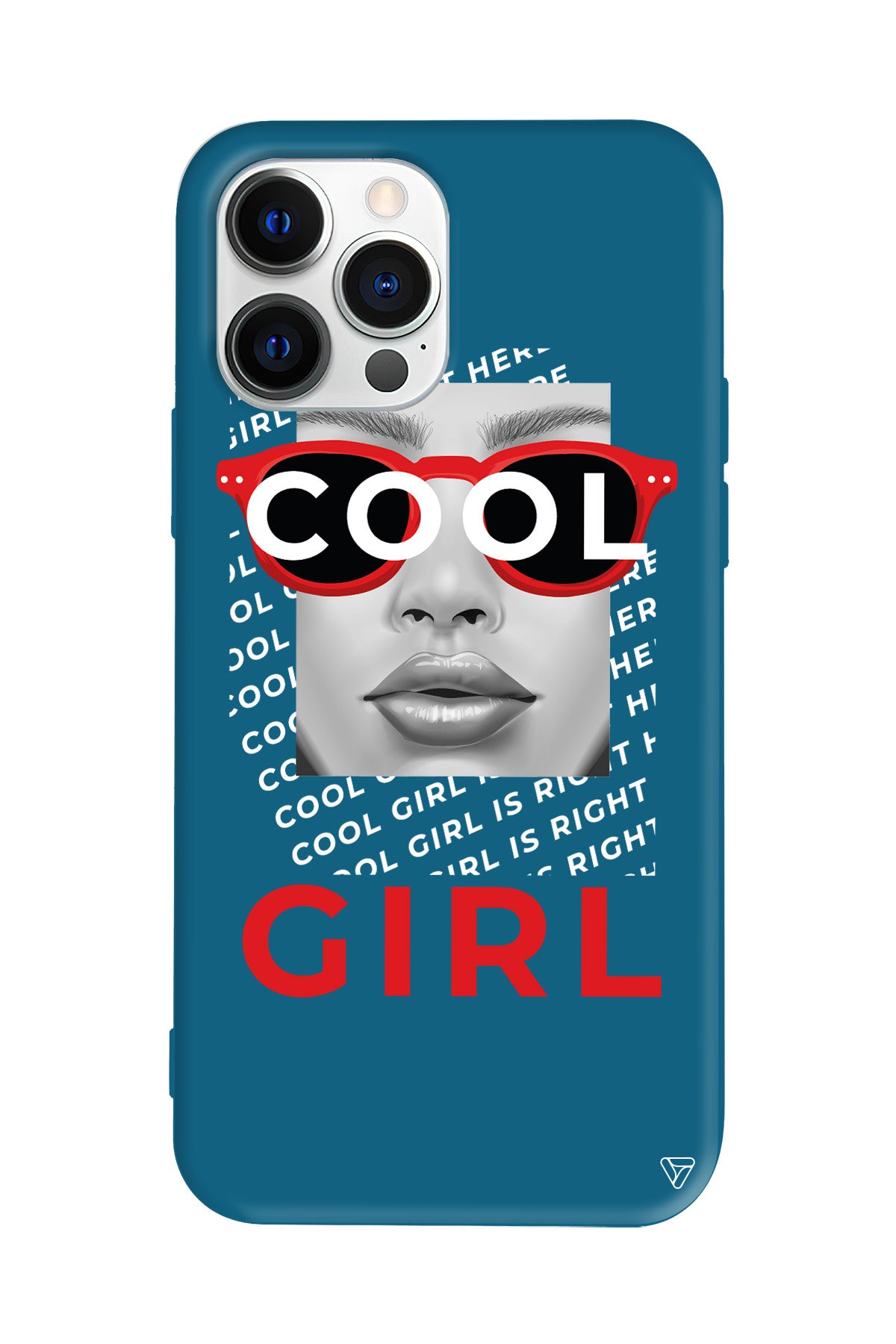 Cool Girl Lansman Model İçi Kadife Silikon Telefon Kılıfı