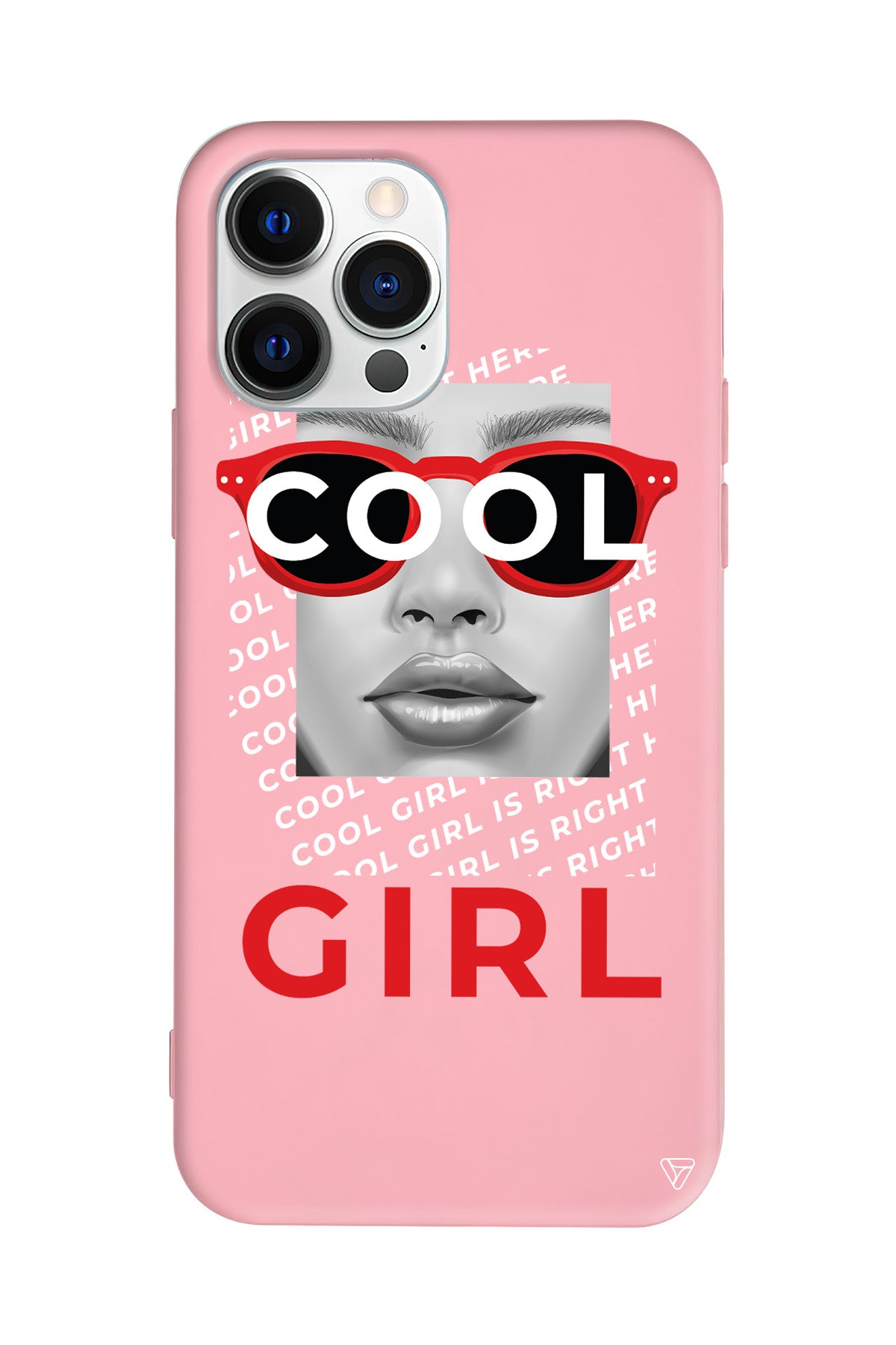 Cool Girl Lansman Model İçi Kadife Silikon Telefon Kılıfı