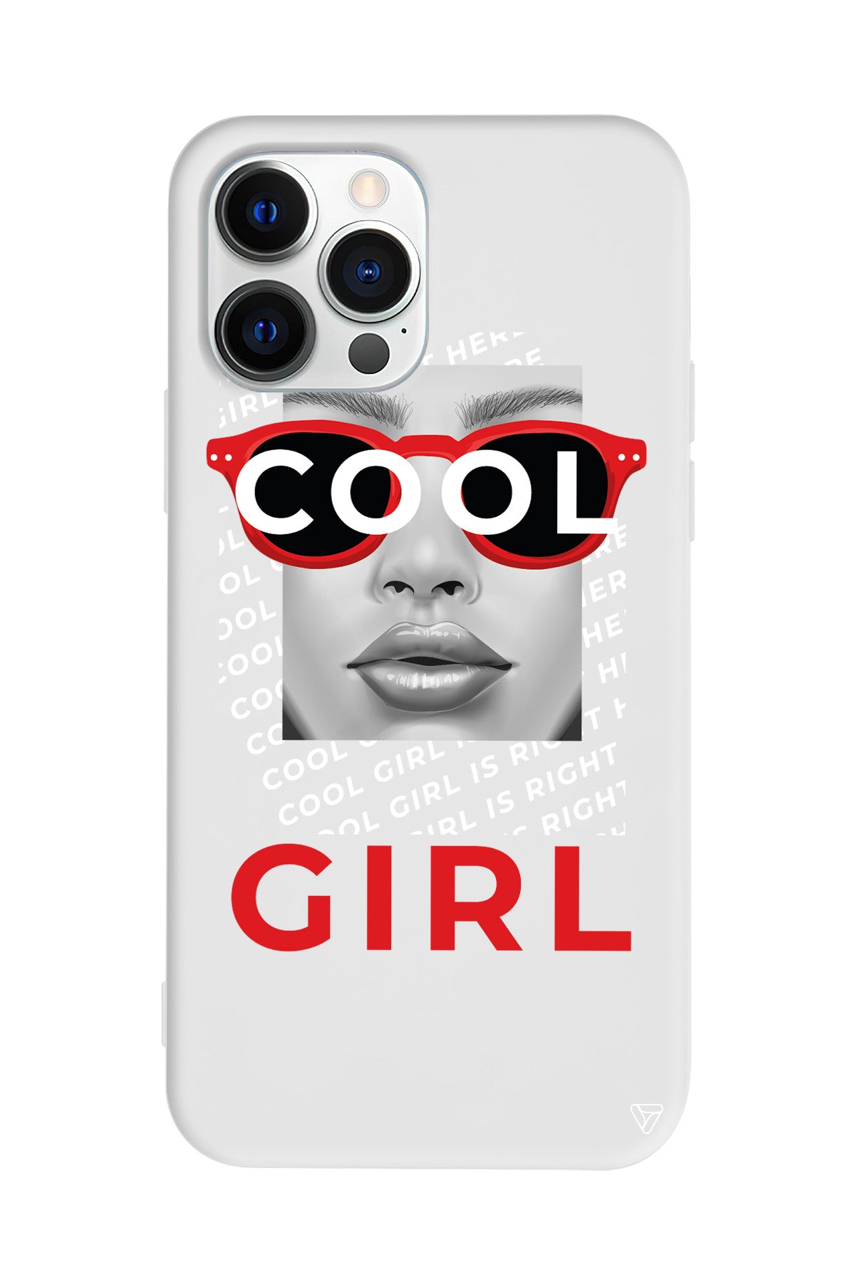 Cool Girl Lansman Model İçi Kadife Silikon Telefon Kılıfı
