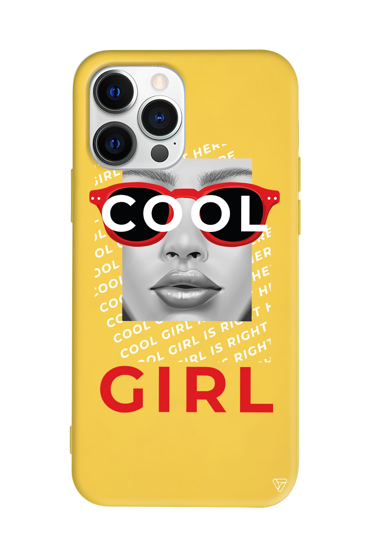 Cool Girl Lansman Model İçi Kadife Silikon Telefon Kılıfı