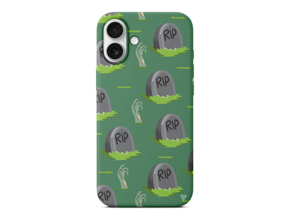 Cadılar Bayramı Rip Lansman Model İçi Kadife Silikon Telefon Kılıfı – Plus Serisine Özel