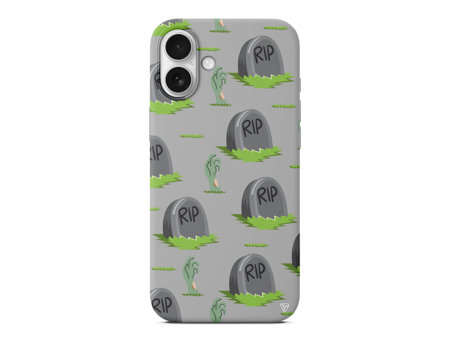 Cadılar Bayramı Rip Lansman Model İçi Kadife Silikon Telefon Kılıfı – Plus Serisine Özel