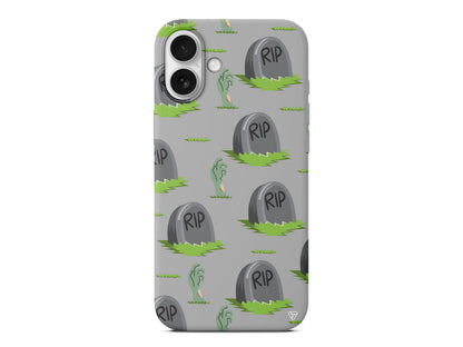 Cadılar Bayramı Rip Lansman Model İçi Kadife Silikon Telefon Kılıfı – Plus Serisine Özel