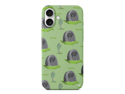 Cadılar Bayramı Rip Lansman Model İçi Kadife Silikon Telefon Kılıfı – Plus Serisine Özel