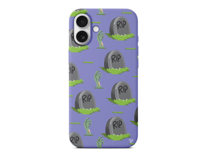 Cadılar Bayramı Rip Lansman Model İçi Kadife Silikon Telefon Kılıfı – Plus Serisine Özel