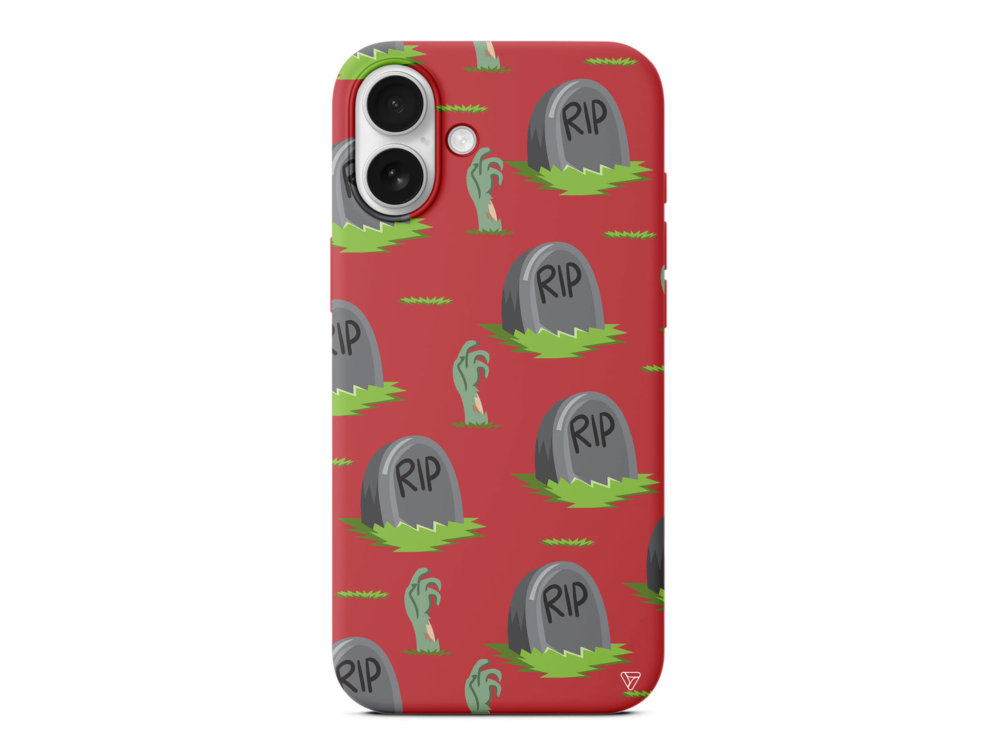 Cadılar Bayramı Rip Lansman Model İçi Kadife Silikon Telefon Kılıfı – Plus Serisine Özel