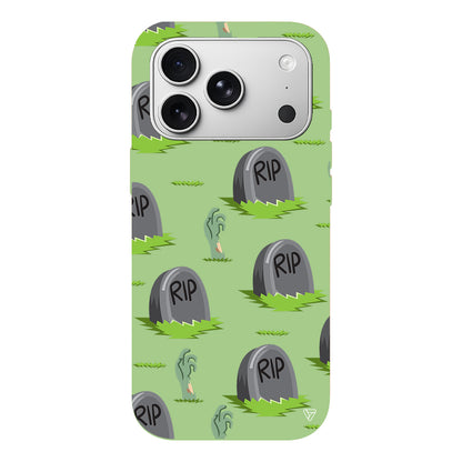 Cadılar Bayramı Rip Lansman Model İçi Kadife Silikon Telefon Kılıfı