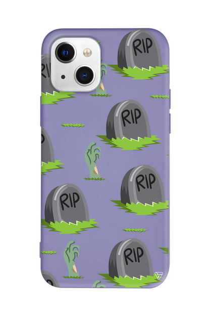 Cadılar Bayramı Rip Lansman Model İçi Kadife Silikon Telefon Kılıfı – Plus Serisine Özel