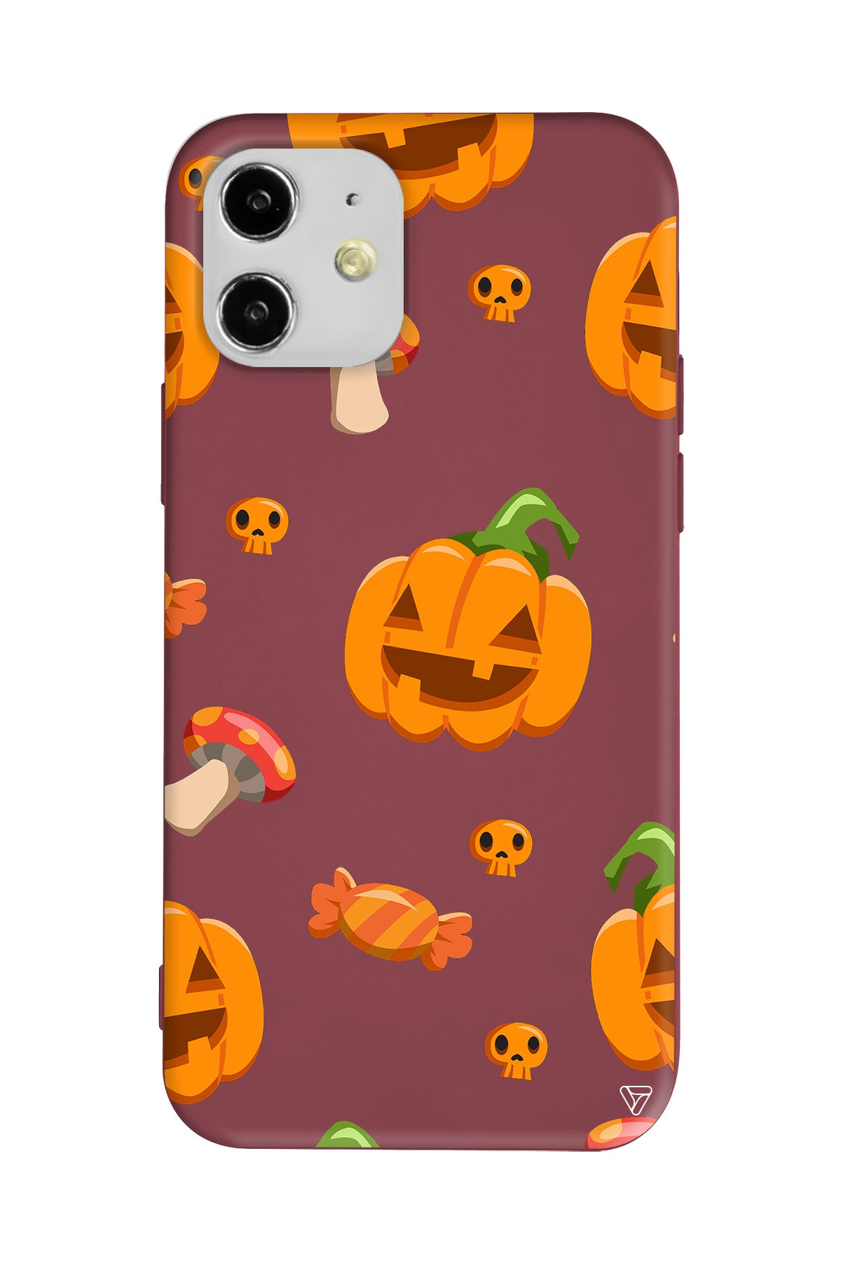 Deadly Pumpkin Lansman Model İçi Kadife Silikon Telefon Kılıfı