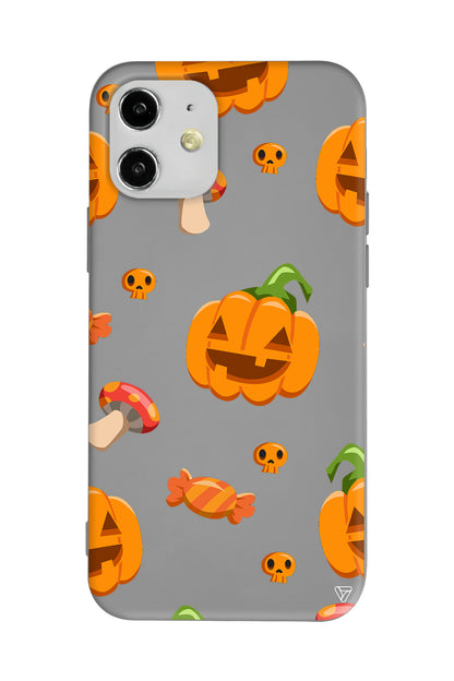 Deadly Pumpkin Lansman Model İçi Kadife Silikon Telefon Kılıfı