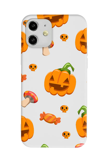 Deadly Pumpkin Lansman Model İçi Kadife Silikon Telefon Kılıfı