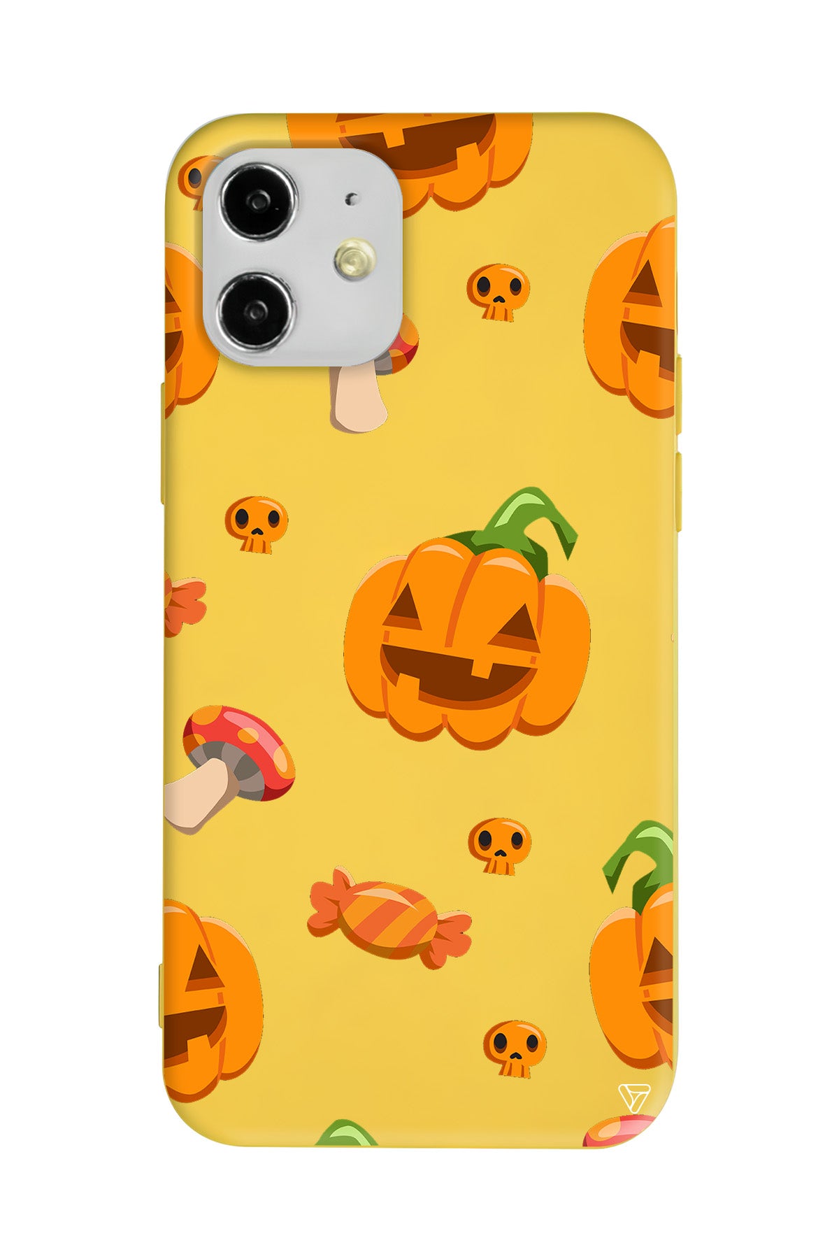 Deadly Pumpkin Lansman Model İçi Kadife Silikon Telefon Kılıfı