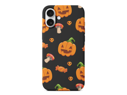 Deadly Pumpkin Lansman Model İçi Kadife Silikon Telefon Kılıfı