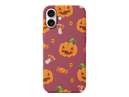 Deadly Pumpkin Lansman Model İçi Kadife Silikon Telefon Kılıfı