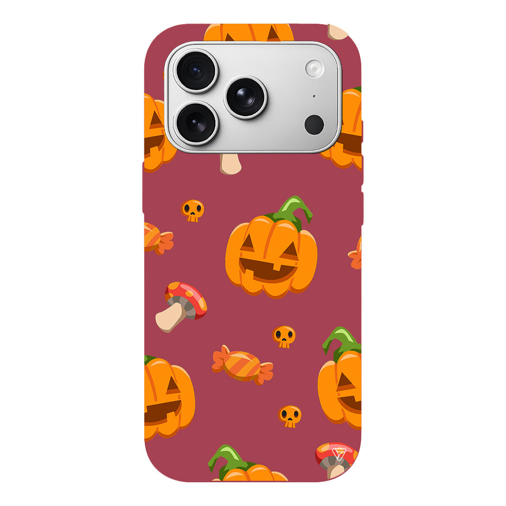Deadly Pumpkin Lansman Model İçi Kadife Silikon Telefon Kılıfı